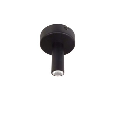 ΣΠΟΤ LED 3W 3000K IP20 D:80 X H:92 ΜΑΥΡΟ DUCT