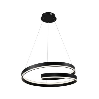 ΦΩΤΙΣΤΙΚΟ ΜΟΝΟΦΩΤΟ LED 59W 3000K IP20 D:600 X H:1200 ΜΑΥΡΟ CAPRI