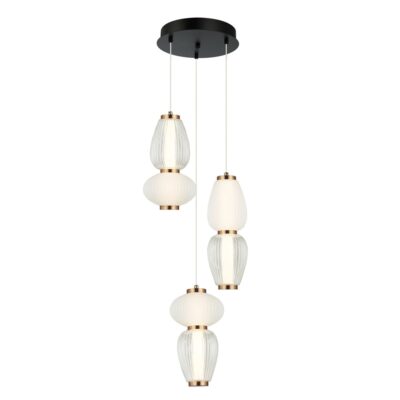 ΦΩΤΙΣΤΙΚΟ 3 ΦΩΤΟ LED 23W 3000K IP20 SHINY