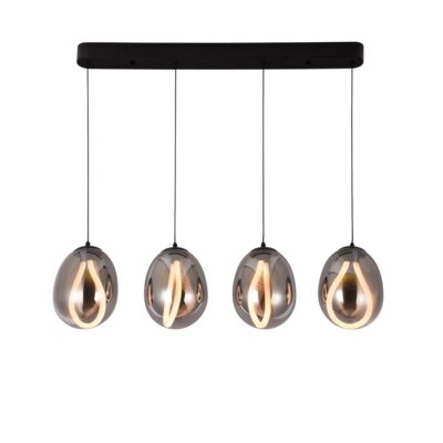 ΦΩΤΙΣΤΙΚΟ ΡΑΓΑ LED 23W 3000K IP20 L:845 X H:1420 ΦΥΜΕ ΜΑΥΡΟ MELANIE