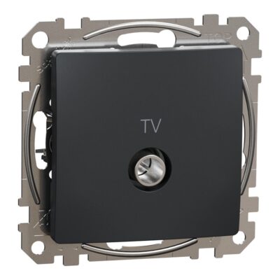 SEDNA DESIGN TV ΠΡΙΖΑ ΔΙΕΛΕΥΣΗΣ 10dB ΑΝΘΡΑΚΙ SDD114478 SCHNEIDER