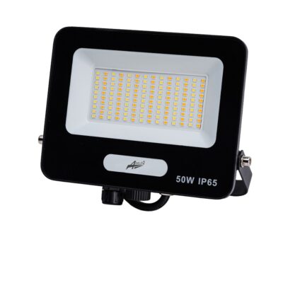 ΠΡΟΒΟΛΕΑΣ LED 50W 230V CCT ΚΑΙ ΓΙΑ ΑΝΙΧΝΕΥΤΗ ΚΙΝΗΣΗΣ IP65 ΜΑΥΡΟΣ 3-365018 LUMEN