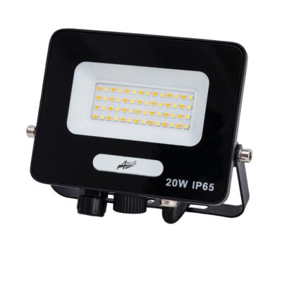 ΠΡΟΒΟΛΕΑΣ LED 20W 230V CCT ΚΑΙ ΓΙΑ ΑΝΙΧΝΕΥΤΗ ΚΙΝΗΣΗΣ IP65 ΜΑΥΡΟΣ 3-362018 LUMEN