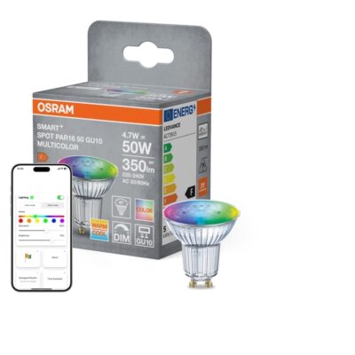 ΛΑΜΠΑ SMART GU10 LED MULTICOLOR 45° 4.7W 4099854462191 LEDVANCE OSRAM