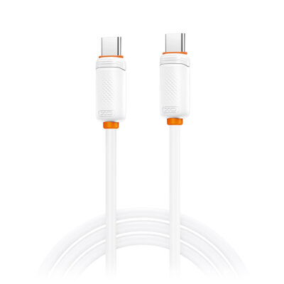 ΚΑΛΩΔΙΟ USB High-Speed Τype-C αρσ. - USB Type-C αρσ. 60W, 1.00m ΛΕΥΚΟ