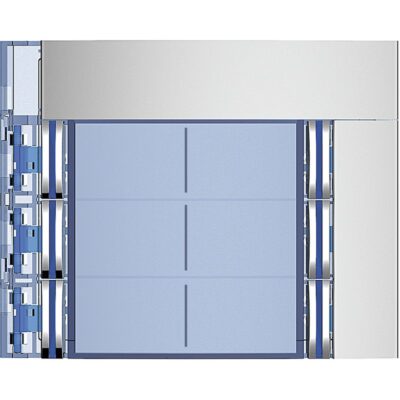 NEWSFERA ΠΛΑΚΑ 2Χ3 ΜΠΟΥΤΟΝ ALLMETAL 352161 BTICINO LEGRAND