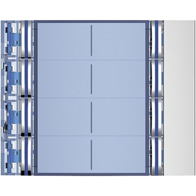NEWSFERA ΠΛΑΚΑ 2x4 ΜΠΟΥΤΟΝ ALLMETAL 352181 BTICINO LEGRAND