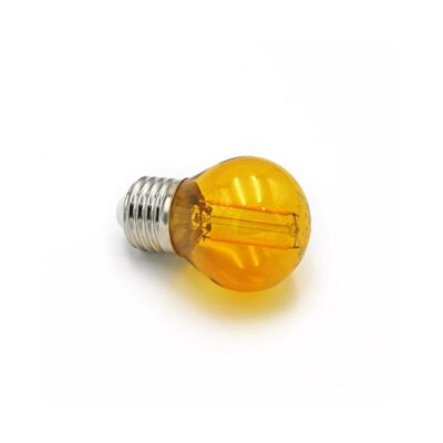 LED ΛΑΜΠΑ COG ΣΦΑΙΡΙΚΟ Ε27 2W 230V ΠΟΡΤΟΚΑΛΙ 13-27123 LUMEN