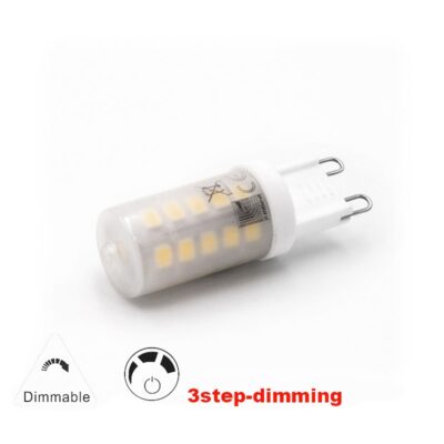 LED ΛΑΜΠΑ SMD ΚΕΡΑΜΙΚΟ G9 3.5W ΝΤΙΜΑΡΙΖ.3 ΕΠΙΠΕΔΩΝ ΨΥΧΡΟ  13-993509 LUMEN