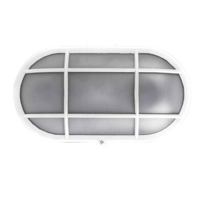 ΧΕΛΩΝΑ PC ΟΒΑΛ ΜΕ ΠΛΕΓΜΑ 1 ΝΤΟΥΙ Ε27 IP44 ΛΕΥΚΗ 21-8040 LUMEN