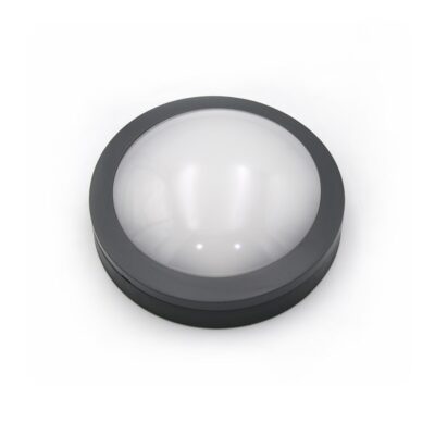 LED ΠΛΑΦΟΝΙΕΡΑ PC ΣΤΡΟΓΓΥΛΗ Φ170mm 12W 3000Κ IP65 ΓΚΡΙ 3-9170126 LUMEN